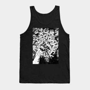 Gothic Manga Medusa - Greek Mythology Lover Snakes Serpens Tank Top